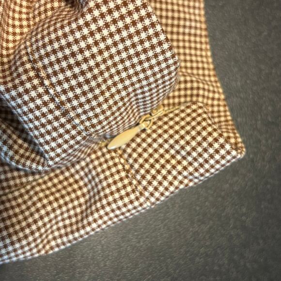 Altar’d State Brown Houndstooth Flare Dress Pants Lined Size L Women’s - Picture 4 of 10